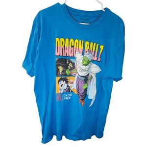 Dragon Ball Z Blue Graphic T-Shirt Adult Dize Large